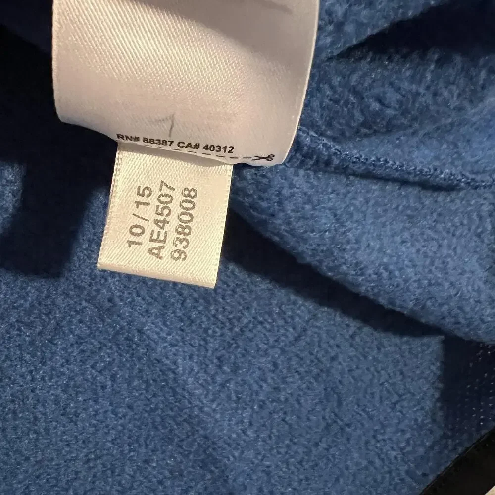 Adidas Adi Perform Golf Pullover Mens XL Blue 1/4 Zip Mock Neck Fleece